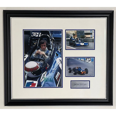 Jackie Stewart - Signed Montage
