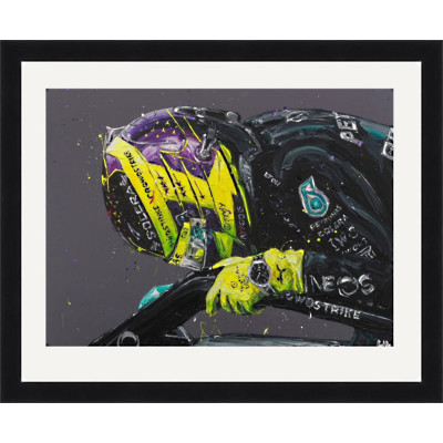 Lewis Hamilton - The Last Kiss (Print)
