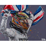 Lewis Hamilton - 2017 (Canvas) Lewis Hamilton - 2017 (Canvas)