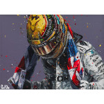 Lewis Hamilton - Union Jack III (Canvas) Lewis Hamilton - Union Jack III (Canvas)