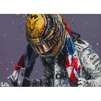 Lewis Hamilton - Union Jack III (Canvas)