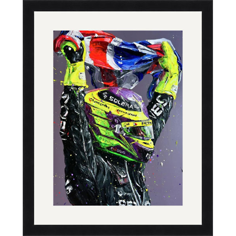 Lewis Hamilton - Silverstone 2024 - (Print) Lewis Hamilton - Silverstone 2024 - (Print)