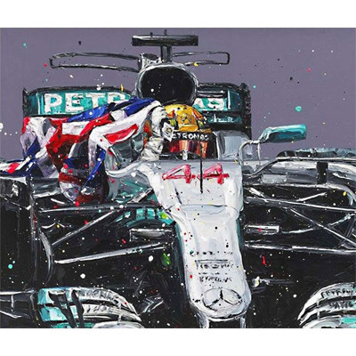 Lewis Hamilton - Mexico 2017 (Canvas)