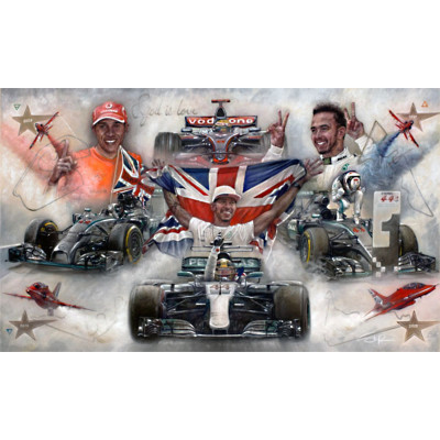 Four Times World Champion - Lewis Hamilton