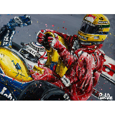 Taxi - Mansell & Senna - 2016 (Canvas)