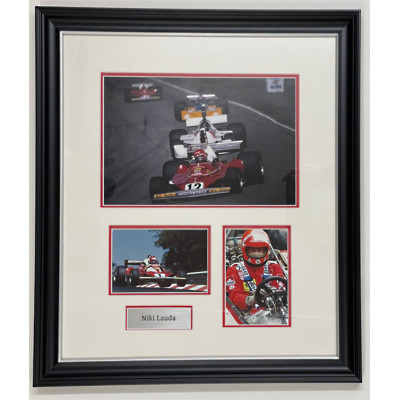 Niki Lauda - Signed Montage