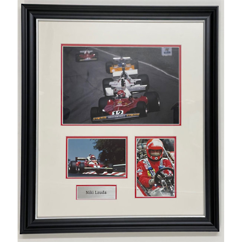 Niki Lauda - Signed Montage