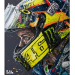 Valentino Rossi - 2017 (Canvas) Valentino Rossi - 2017 (Canvas)