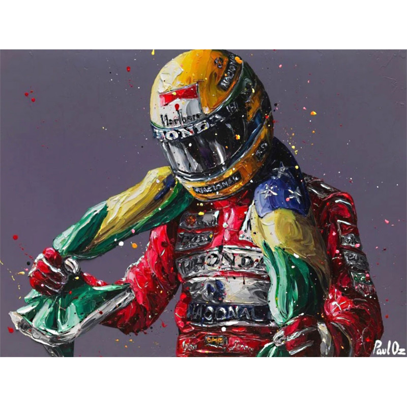 Senna - Brazilian Hero (Canvas)