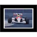The Racing Line - Ayrton Senna - Canvas Edition The Racing Line - Ayrton Senna - Canvas Edition
