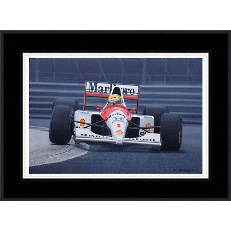 The Racing Line - Ayrton Senna - Canvas Edition The Racing Line - Ayrton Senna - Canvas Edition