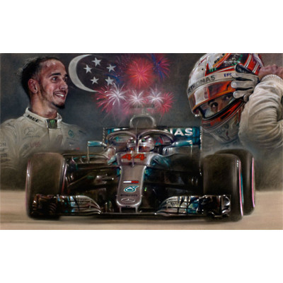 Victory At Singapore - Lewis Hamilton - Singapore 2018