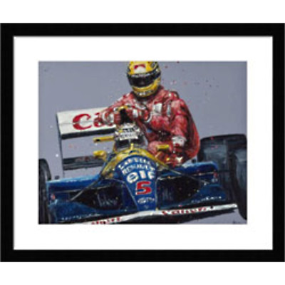 Taxi - Senna & Mansell (Print)