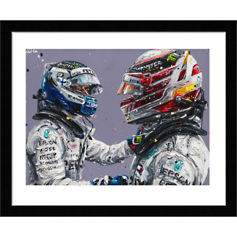 Teammates - Hamilton & Bottas (Print)
