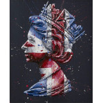 Union Jack Queen (Canvas)