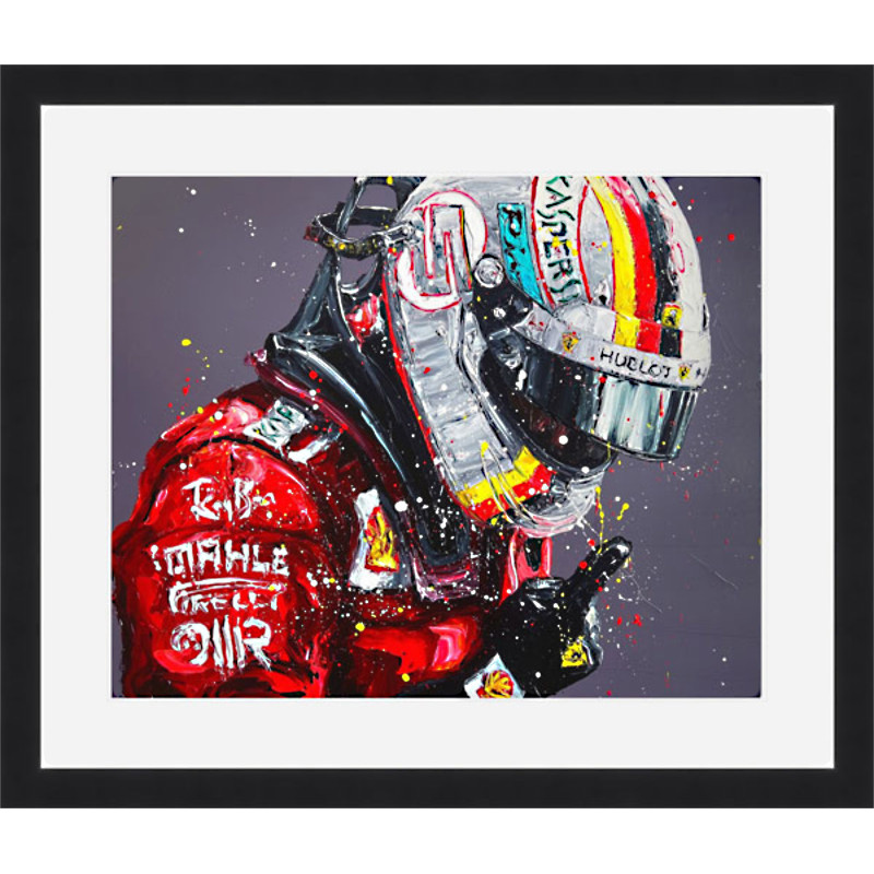 Vettel Silverstone 18 - Sebastian Vettel (Print) Vettel Silverstone 18 - Sebastian Vettel (Print)