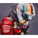 Vettel Silverstone 18 - Sebastian Vettel (Canvas) Vettel Silverstone 18 - Sebastian Vettel (Canvas)