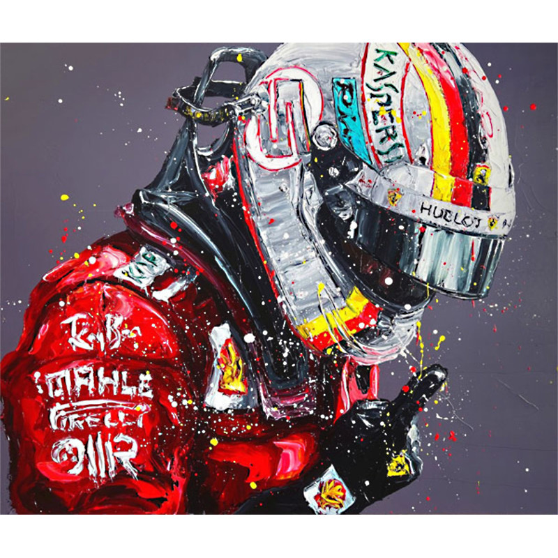Vettel Silverstone 18 - Sebastian Vettel (Canvas) Vettel Silverstone 18 - Sebastian Vettel (Canvas)