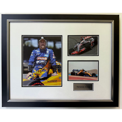 Fernando Alonso - Signed Montage II