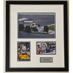 Alain Prost - Signed Montage Alain Prost - Signed Montage