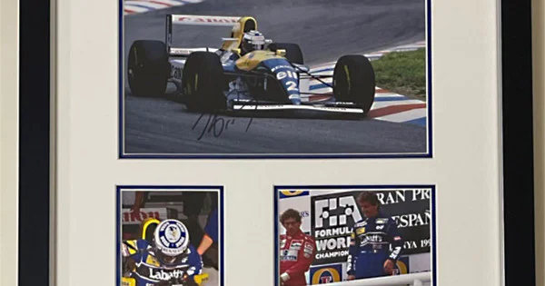 Alain Prost - Signed Montage