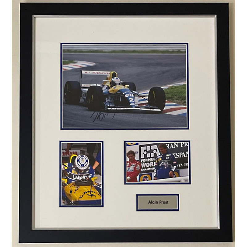 Alain Prost - Signed Montage Alain Prost - Signed Montage