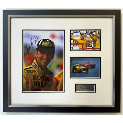 Damon Hill - Signed Montage