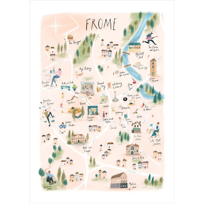 Map of Frome II - Imogen Davies