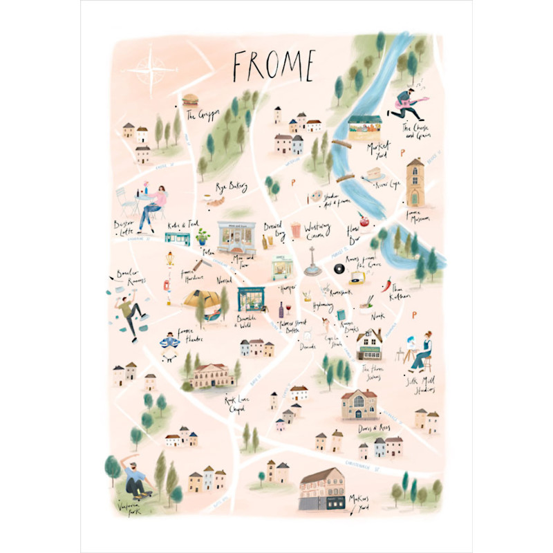 Map of Frome II - Imogen Davies Map of Frome II - Imogen Davies
