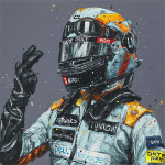 Lando Norris - Monaco 2021(Canvas) Lando Norris - Monaco 2021(Canvas)