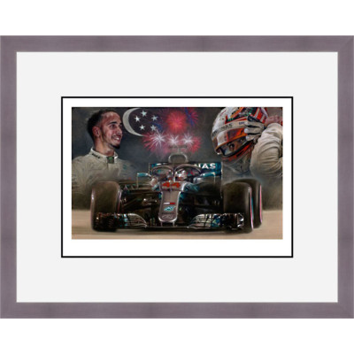 Victory At Singapore - Lewis Hamilton - Singapore 2018