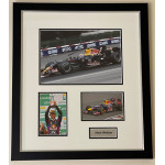 Mark Webber - Signed Montage Mark Webber - Signed Montage