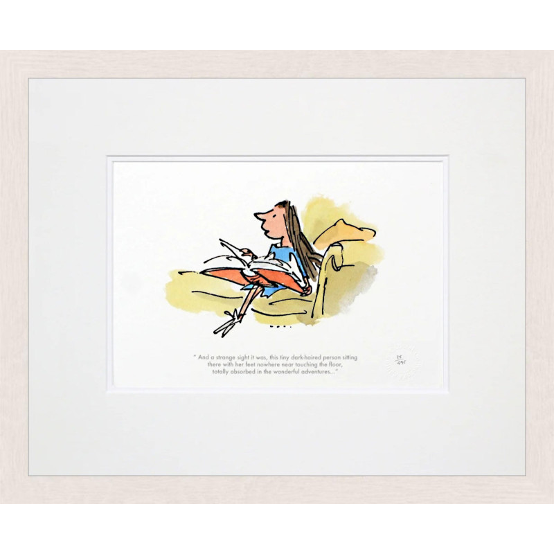 Quentin Blake & Roald Dahl - 'Totally Absorbed' - Matilda Quentin Blake & Roald Dahl - 'Totally Absorbed' - Matilda