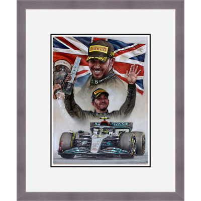 Silverstone Podium - 2022 - Lewis Hamilton