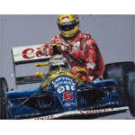 Taxi - Senna & Mansell (Canvas)