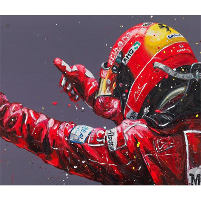 The Ultimate Driving Machine - Michael Schumacher (Canvas)