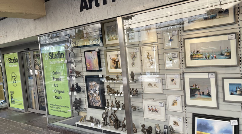 View of the shop front